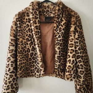 Faux Cheetah Jacket